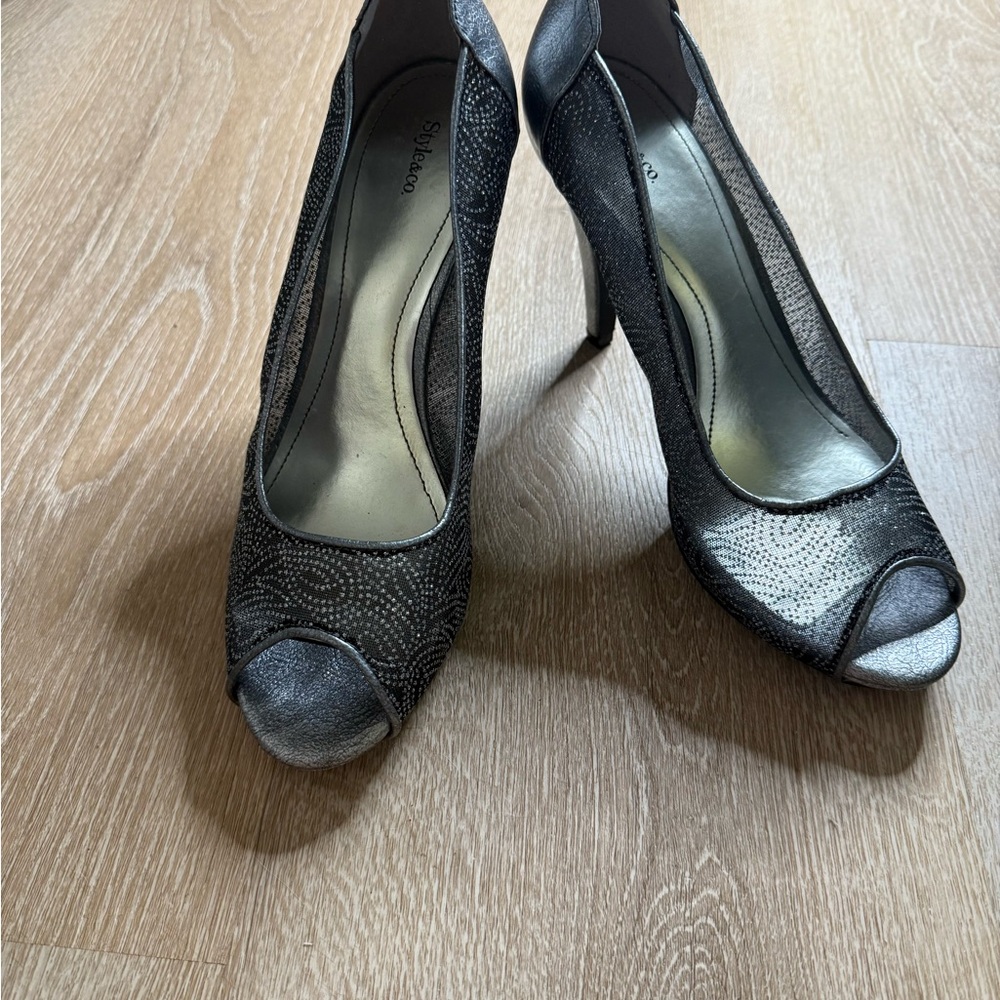 Style & Co Monaee Open Toe High Heels Women’s - size 10